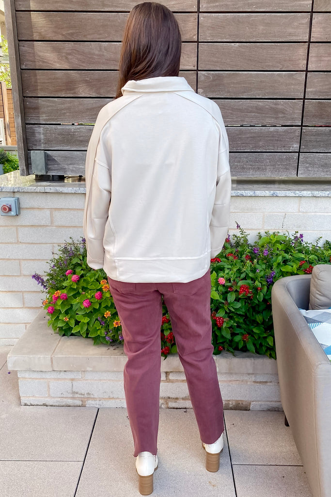 Buttery Soft Cream Pullover - Lyla's: Clothing, Decor & More - Plano Boutique