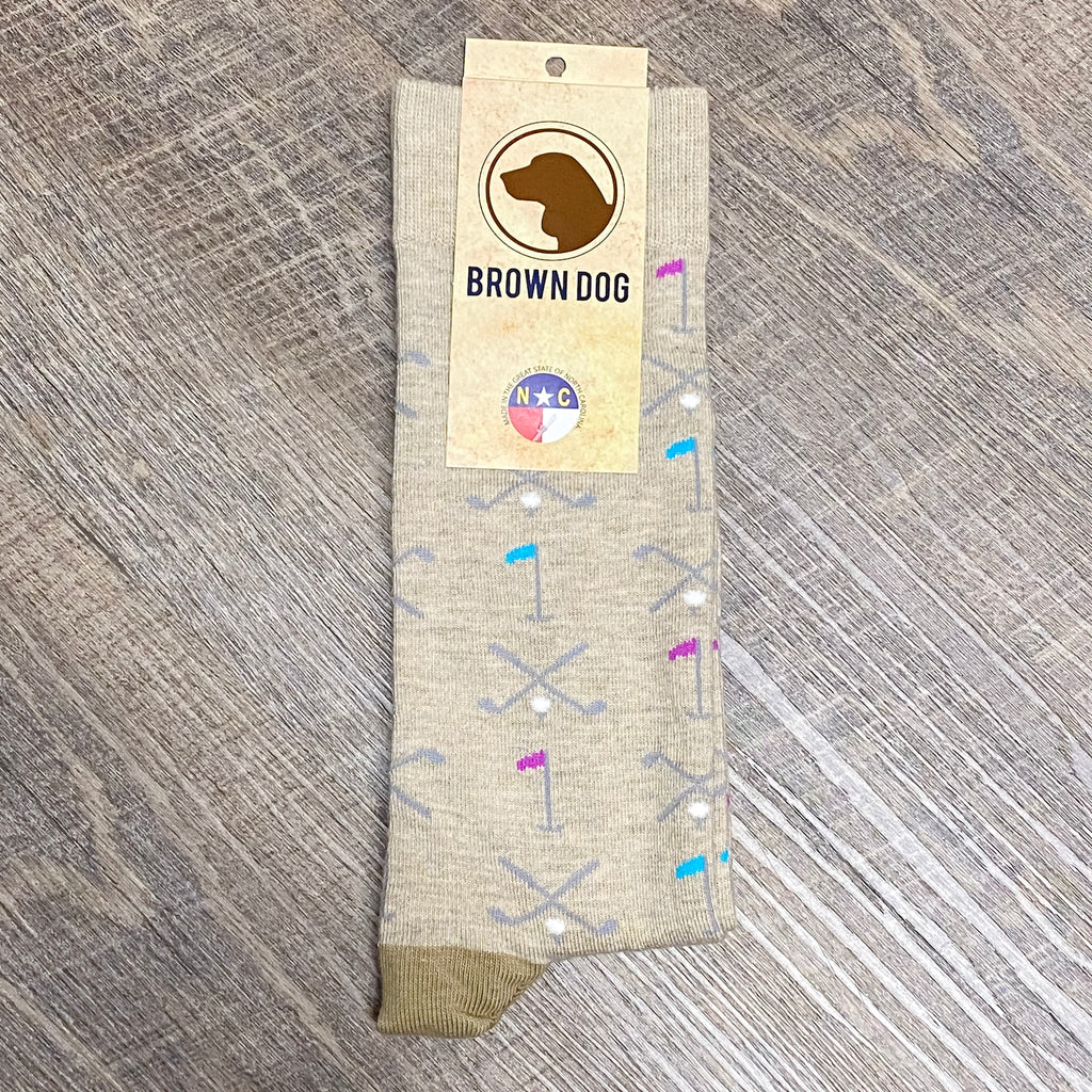 Golf Club Neat Mens Socks - Lyla's: Clothing, Decor & More - Plano Boutique