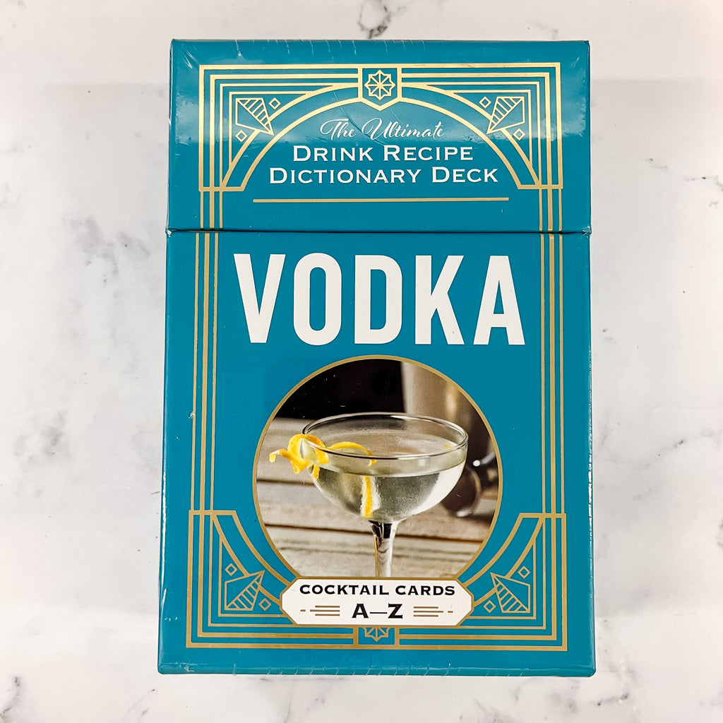 Vodka Cocktail Cards A–Z The Ultimate Drink Recipe Dictionary Deck - Lyla's: Clothing, Decor & More - Plano Boutique