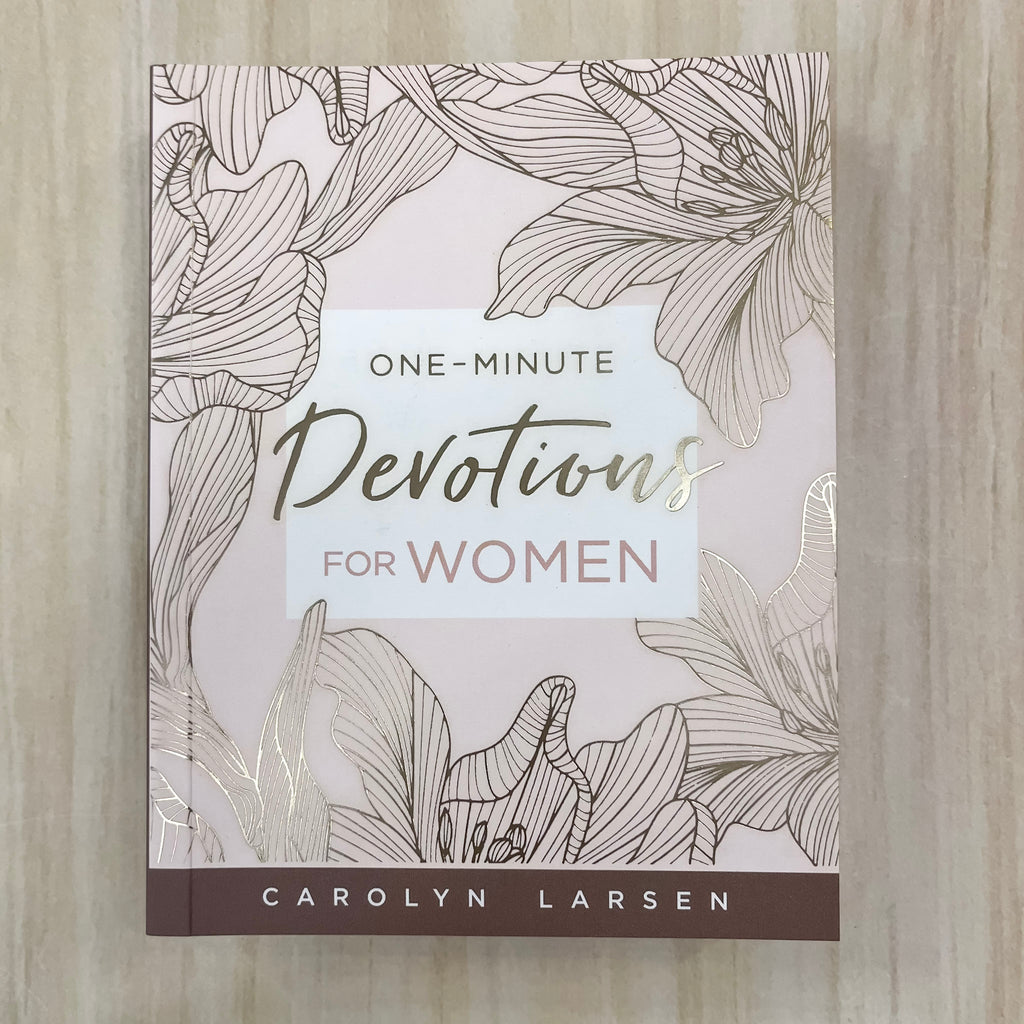 Beige Softcover One-minute Devotions for Women - Lyla's: Clothing, Decor & More - Plano Boutique