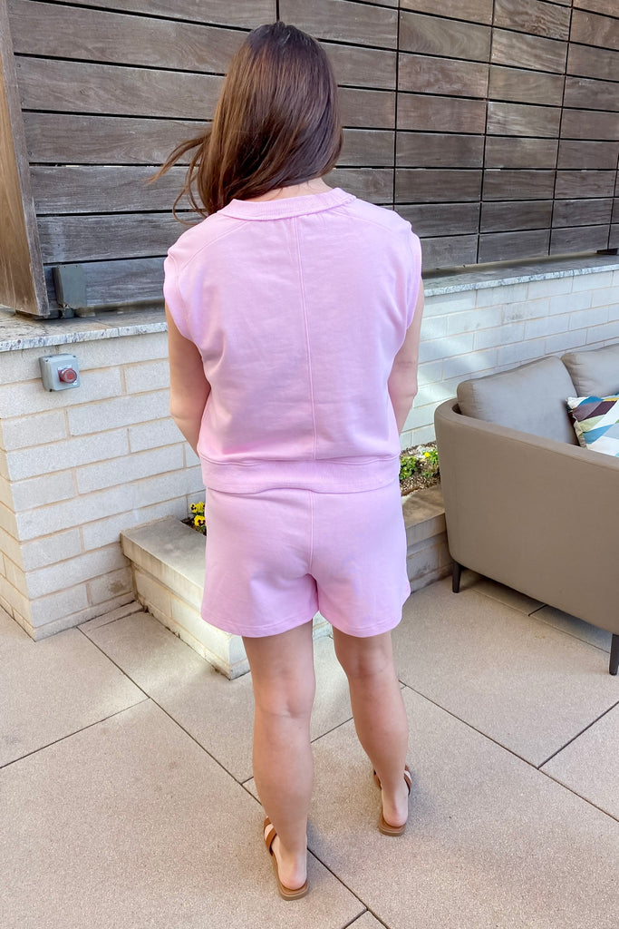 Here We Are Lilac Pink Shorts - Lyla's: Clothing, Decor & More - Plano Boutique