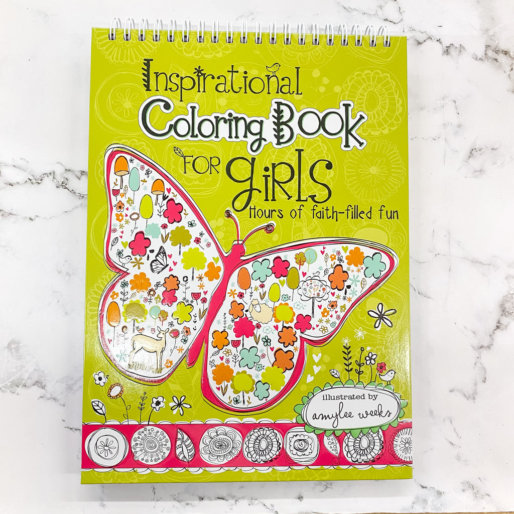 Inspirational Coloring Book For Girls - Lyla's: Clothing, Decor & More - Plano Boutique