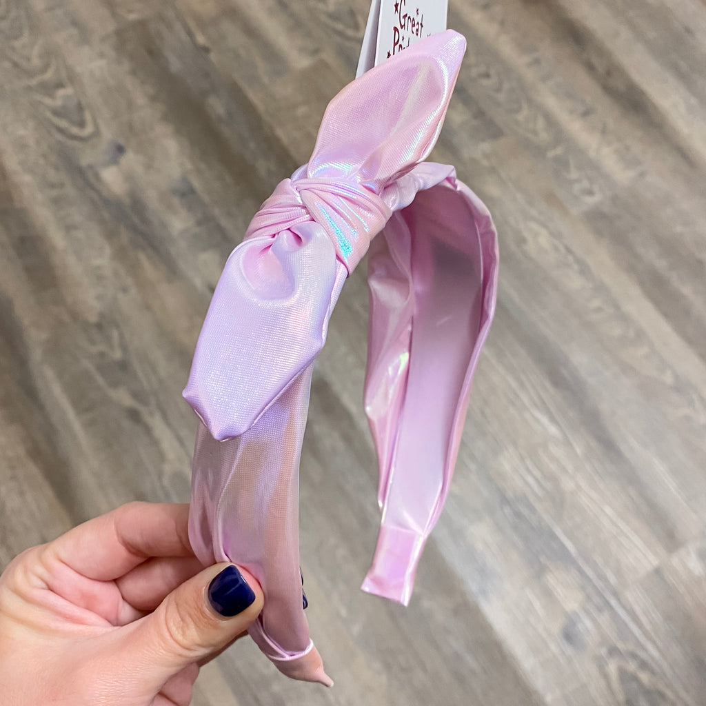 Iridescent Metallic Headband - Lyla's: Clothing, Decor & More - Plano Boutique