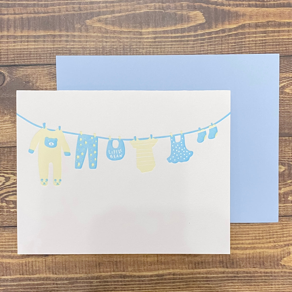 Baby Clothesline Card