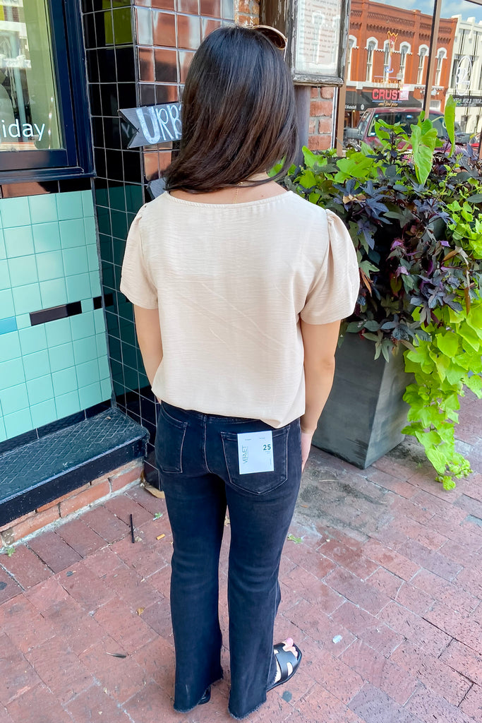 Wonder About You Sand Top - Lyla's: Clothing, Decor & More - Plano Boutique