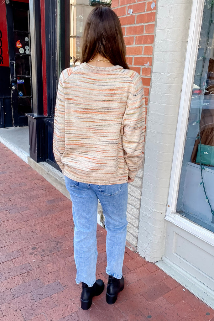 Back To You Olive and Rust Print Sweater - Lyla's: Clothing, Decor & More - Plano Boutique