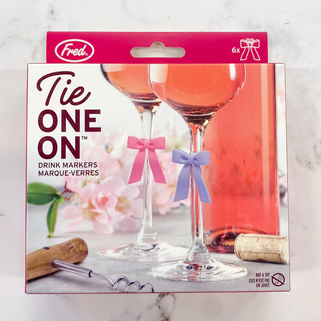 Tie One On Bow Drink Markers - Lyla's: Clothing, Decor & More - Plano Boutique