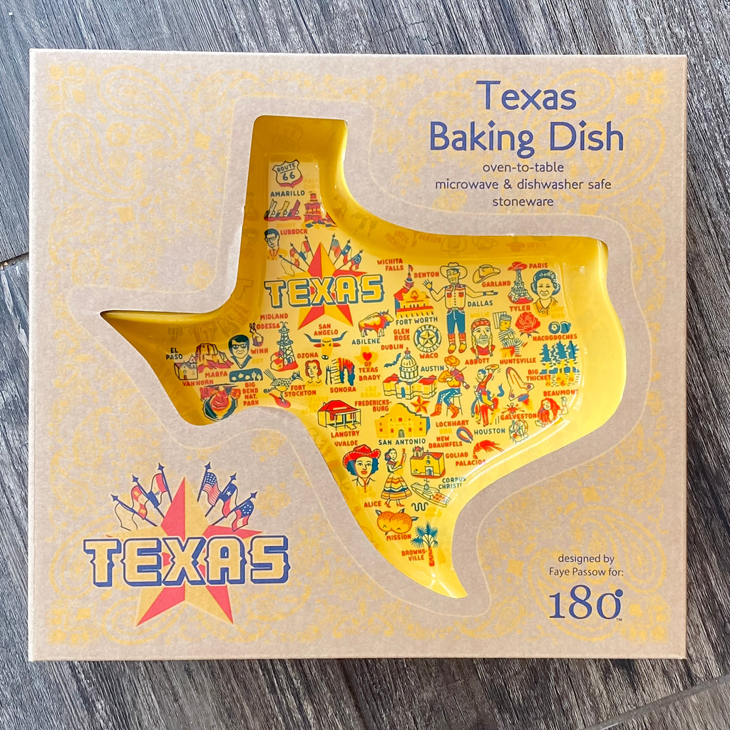 Texas Baking Dish Gift box - Lyla's: Clothing, Decor & More - Plano Boutique