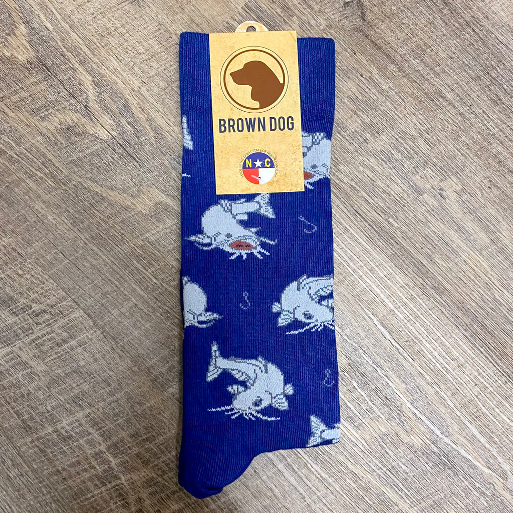 Gone Fishin' Mens Socks - Lyla's: Clothing, Decor & More - Plano Boutique