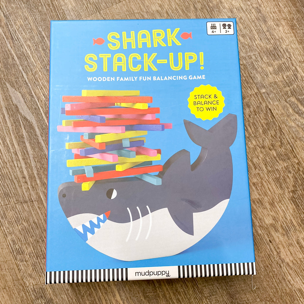 Shark Stack-up! Wooden Balancing Game - Lyla's: Clothing, Decor & More - Plano Boutique
