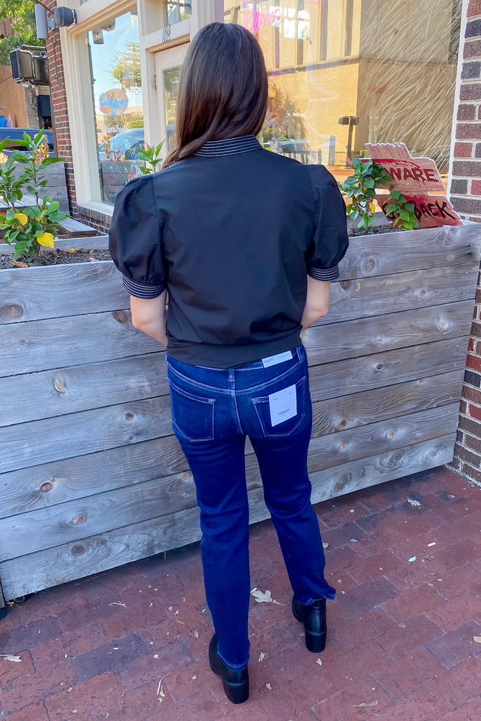 Carlene Glorious Joy Mid Rise Ankle Slim Straight Jeans by Vervet - Lyla's: Clothing, Decor & More - Plano Boutique