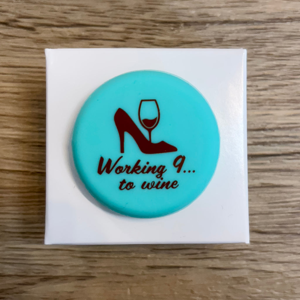 Working 9 to Wine Wine Cap - Lyla's: Clothing, Decor & More - Plano Boutique