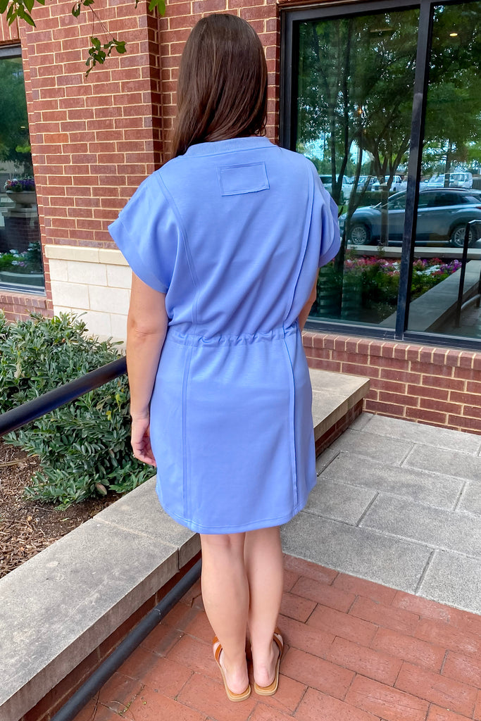 Perfect Harmony Pleated Peri Blue Dress - Lyla's: Clothing, Decor & More - Plano Boutique