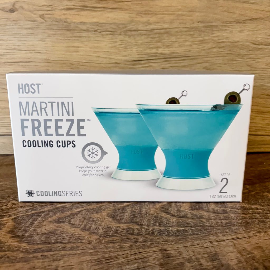 HOST Martini Freeze Set in Aqua - Lyla's: Clothing, Decor & More - Plano Boutique