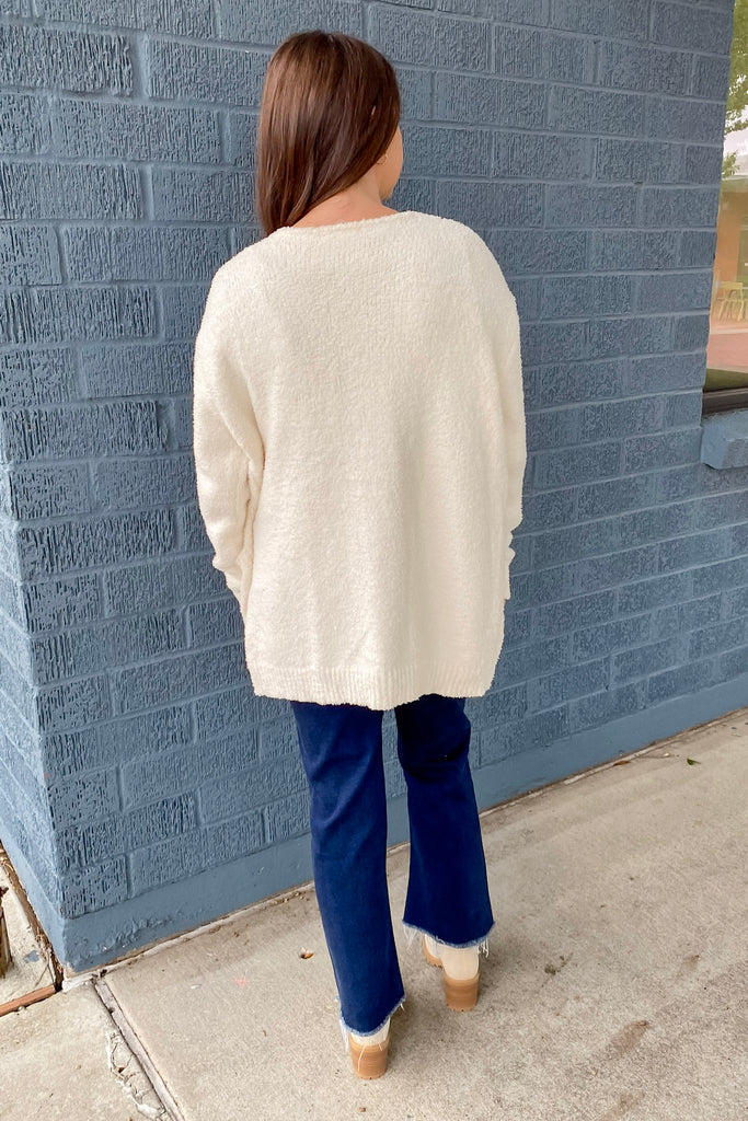 Calm and Cozy Open Front Ivory Cardigan - Lyla's: Clothing, Decor & More - Plano Boutique
