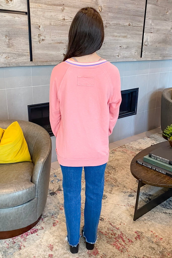 Having A Great Year Pink Blush Sweater - Lyla's: Clothing, Decor & More - Plano Boutique