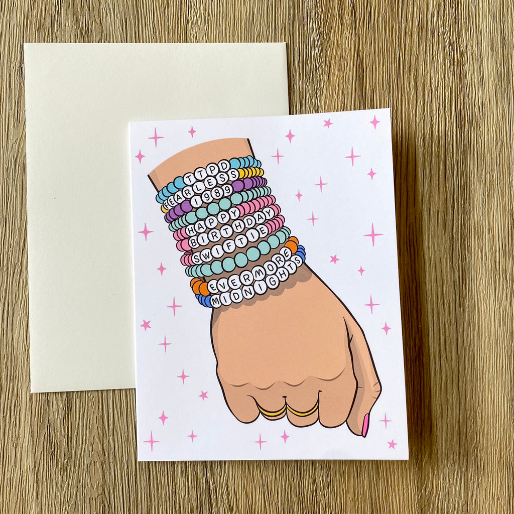 Swiftie Friendship Bracelets Birthday Card - Lyla's: Clothing, Decor & More - Plano Boutique