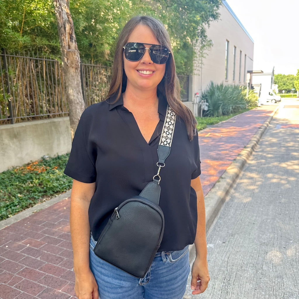 Jen & Co Ellen Crossbody Purse - Black - Lyla's: Clothing, Decor & More - Plano Boutique