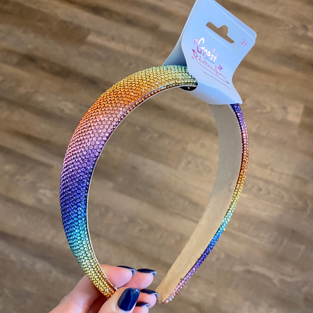 Rainbow Sparkle Headband - Lyla's: Clothing, Decor & More - Plano Boutique
