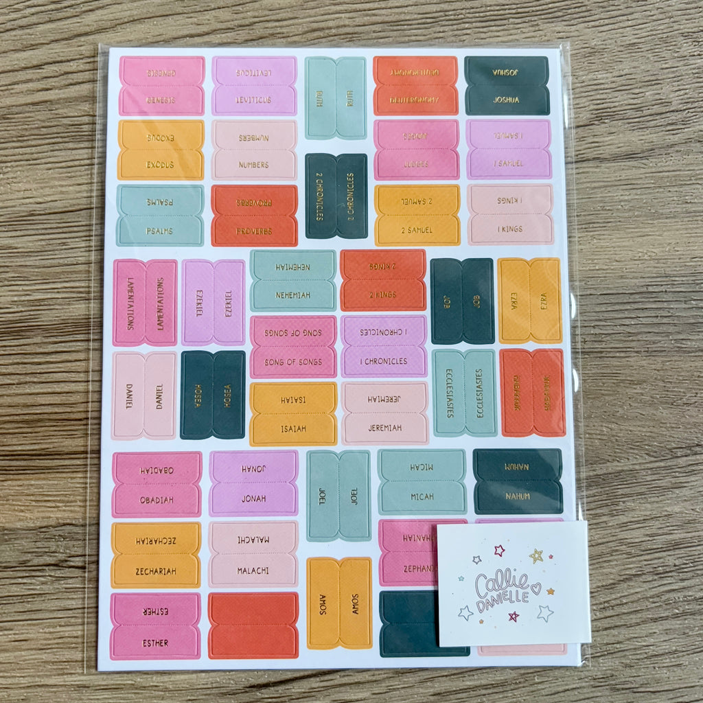 Bible Tabs Sheets - Lyla's: Clothing, Decor & More - Plano Boutique