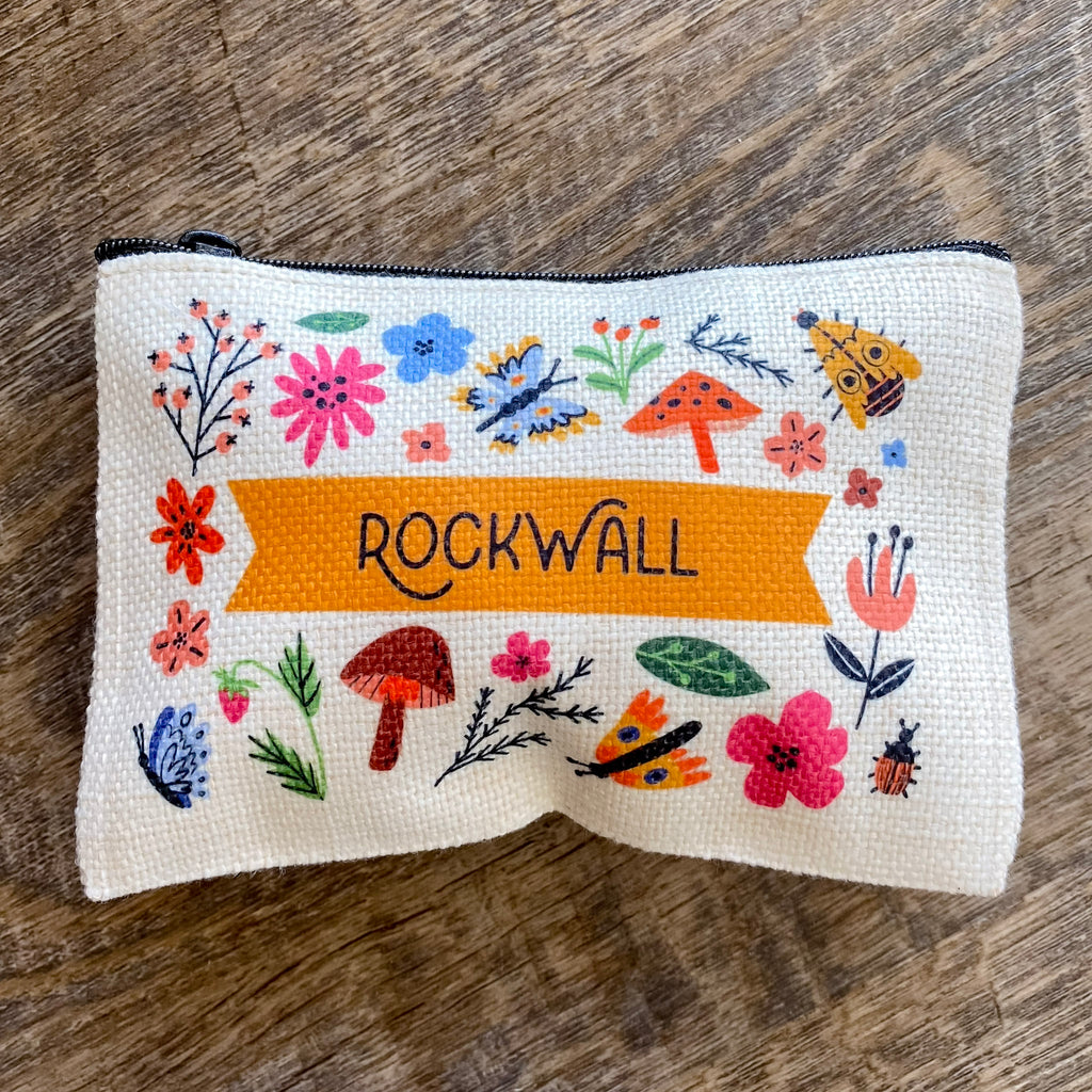 Rockwall Meadow Small Pouch - Lyla's: Clothing, Decor & More - Plano Boutique