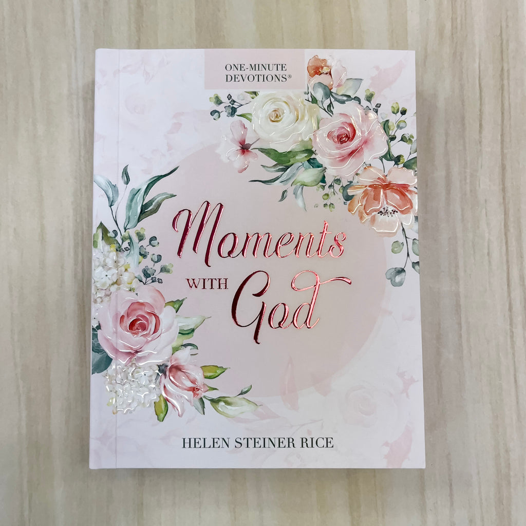 Moments with God Pink Softcover One-Minute Devotions - Lyla's: Clothing, Decor & More - Plano Boutique