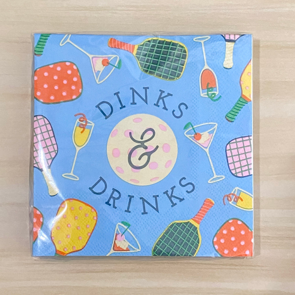 Dinks and Drinks Cocktail Napkins - Lyla's: Clothing, Decor & More - Plano Boutique