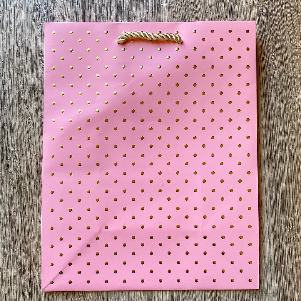 Gold Dot Medium Swiss Bag - Blossom Peach - Lyla's: Clothing, Decor & More - Plano Boutique