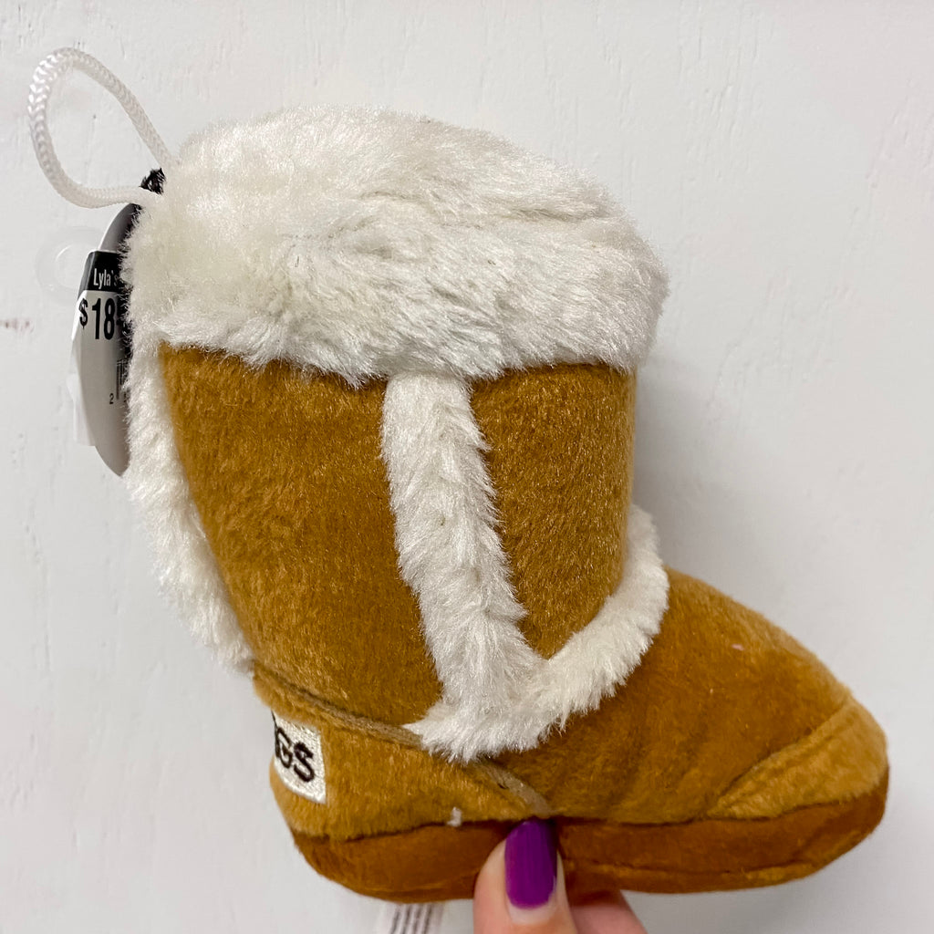 Pugg Boot Plush Dog Top - Lyla's: Clothing, Decor & More - Plano Boutique