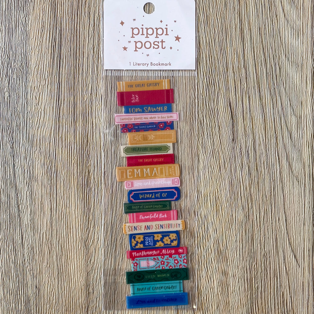 Book Stack Transparent Bookmark - Lyla's: Clothing, Decor & More - Plano Boutique