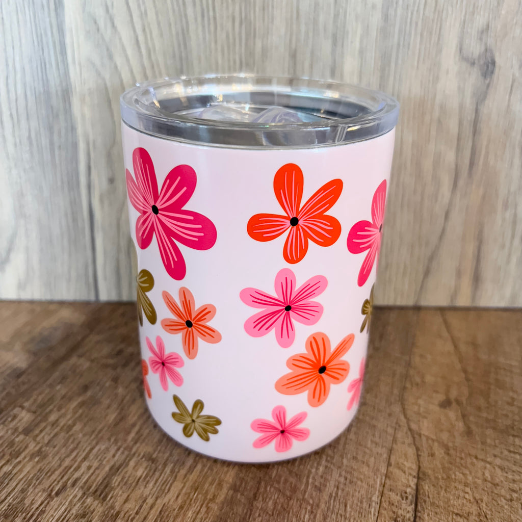 Floral Print Stainless Steel Tumbler - Lyla's: Clothing, Decor & More - Plano Boutique