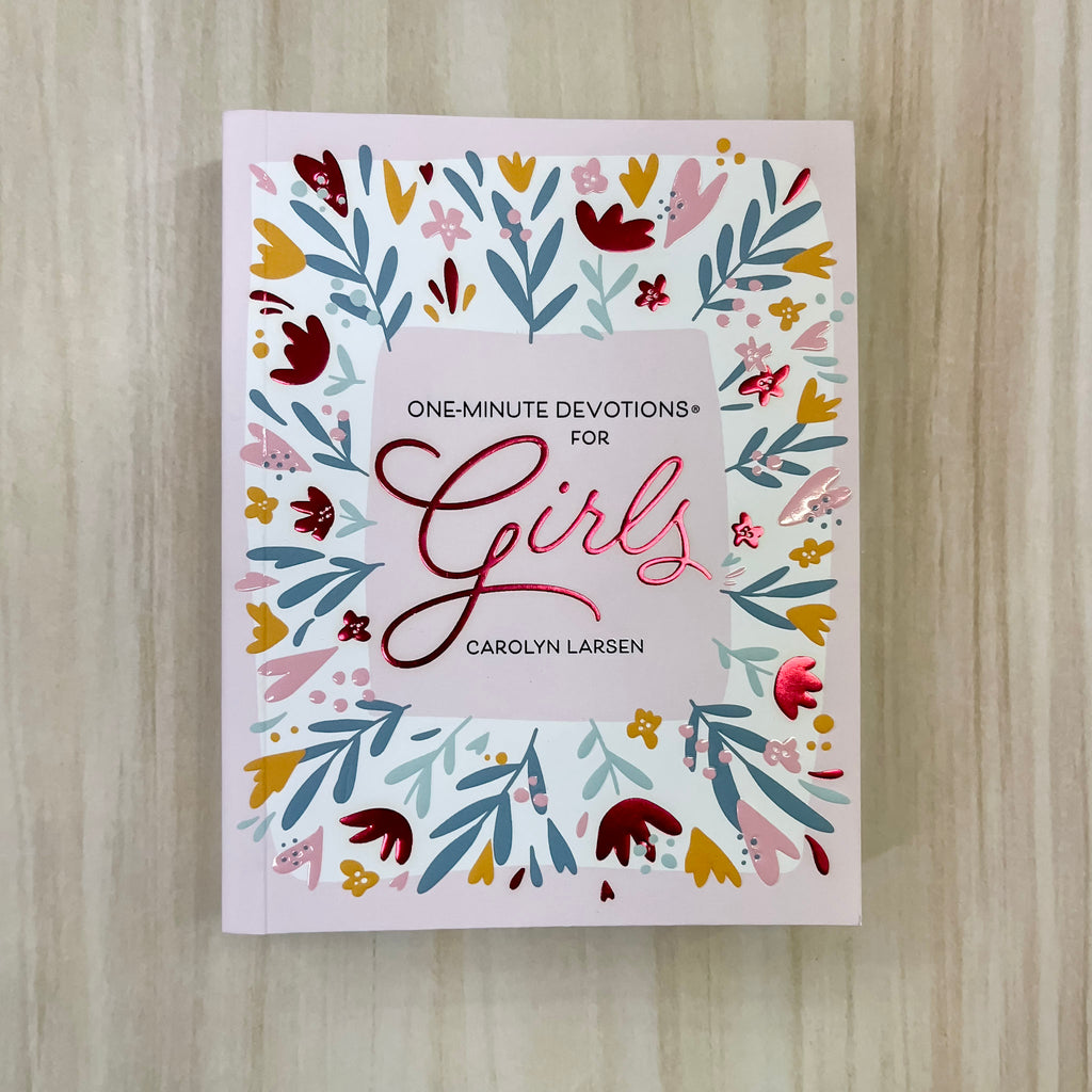 Pink Floral Softcover One-Minute Devotions for Girls - Lyla's: Clothing, Decor & More - Plano Boutique