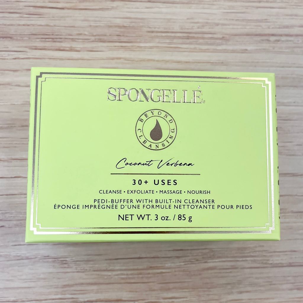 Spongelle - Pedi Buffer Coconut Verbena - Lyla's: Clothing, Decor & More - Plano Boutique