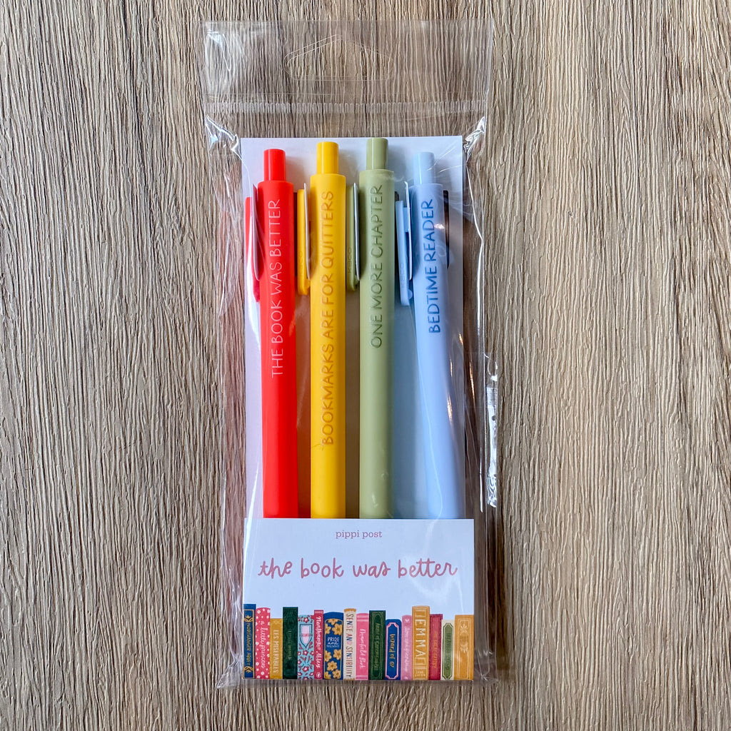 The Book Was Better Pen Set - Lyla's: Clothing, Decor & More - Plano Boutique