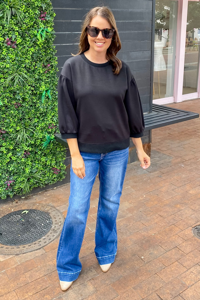 Make It Work Black Top - Lyla's: Clothing, Decor & More - Plano Boutique