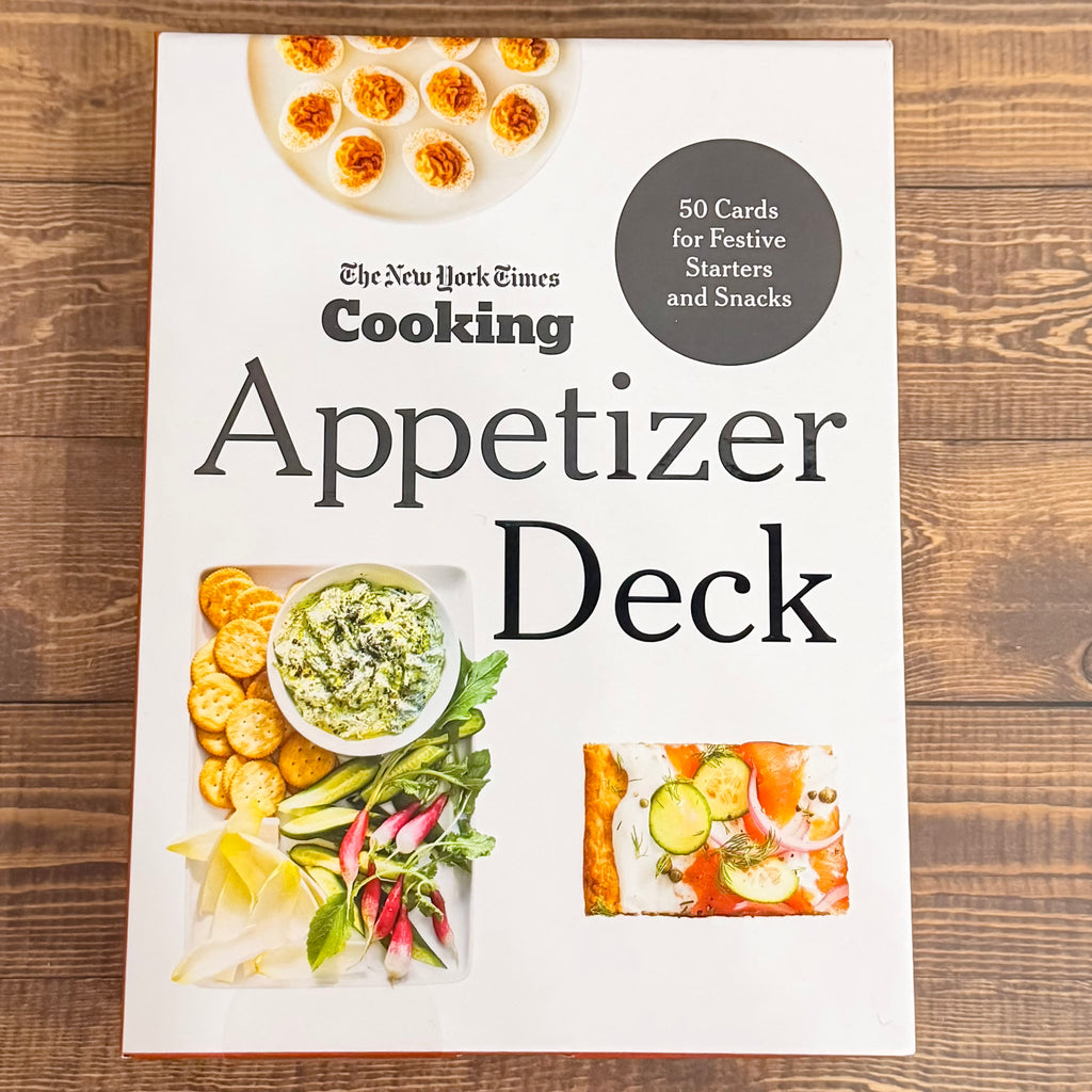 The New York Times Cooking Appetizer Deck: 50 Cards for Festive Starters and Snacks - Lyla's: Clothing, Decor & More - Plano Boutique