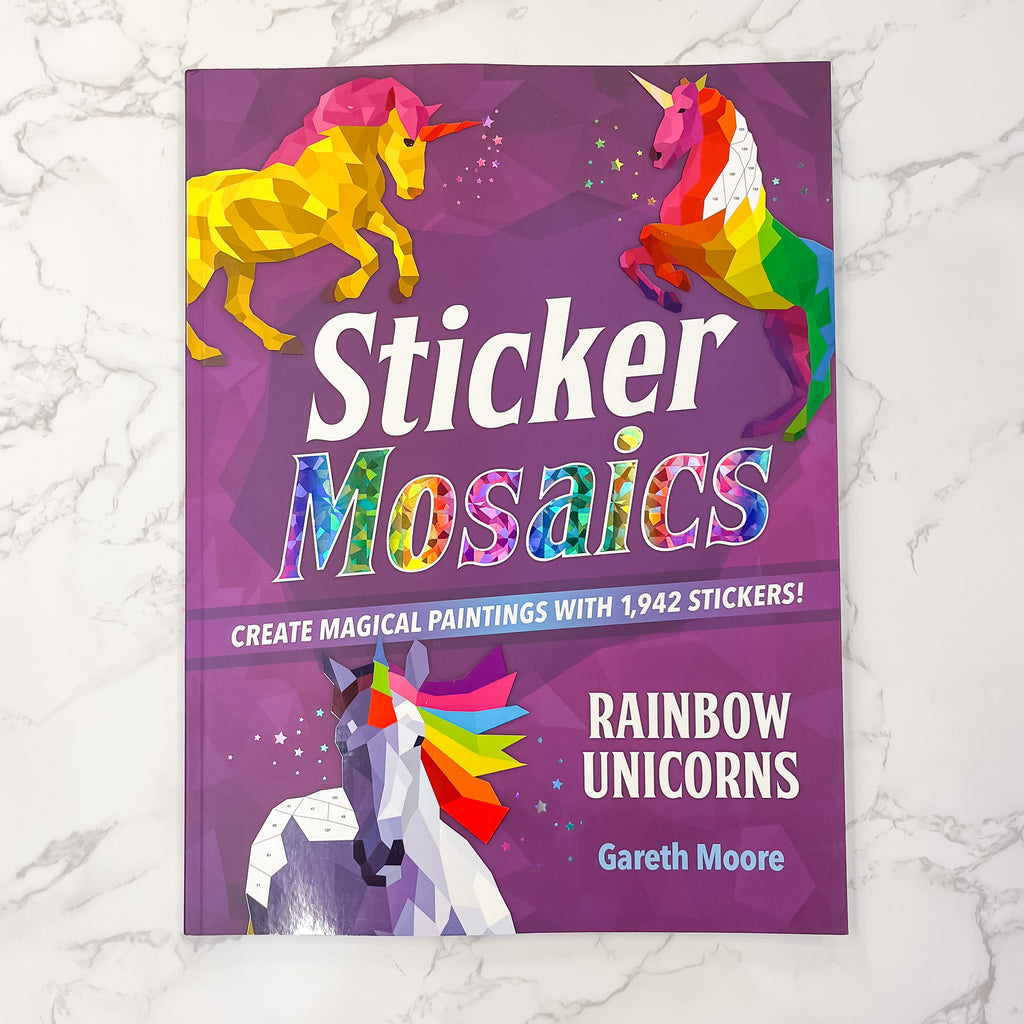 Sticker Mosaics: Rainbow Unicorns - Lyla's: Clothing, Decor & More - Plano Boutique