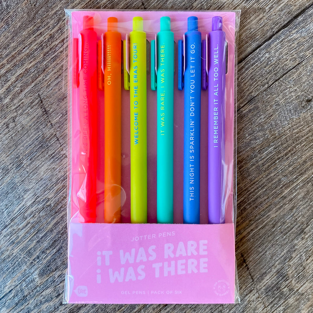 Swiftie Jotter Pens It Was Rare I Was There Set of 6 - Lyla's: Clothing, Decor & More - Plano Boutique