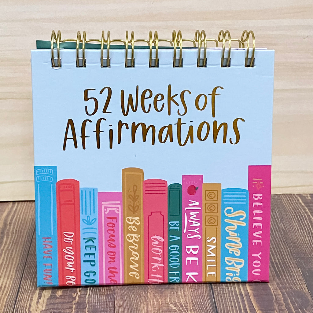 52 Weeks of Affirmations - Desk Flip Calendar - Lyla's: Clothing, Decor & More - Plano Boutique