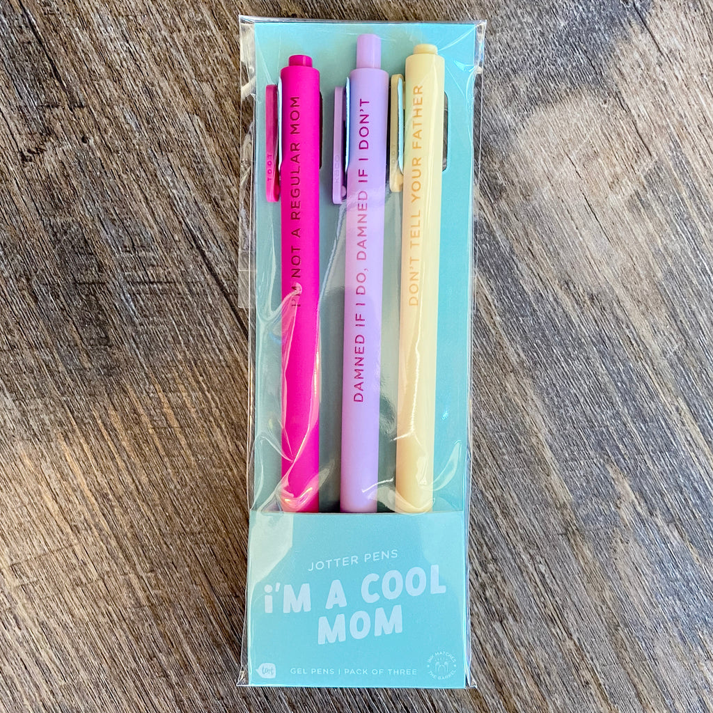 I'm A Cool Mom Jotter Pens Set of 3 - Lyla's: Clothing, Decor & More - Plano Boutique