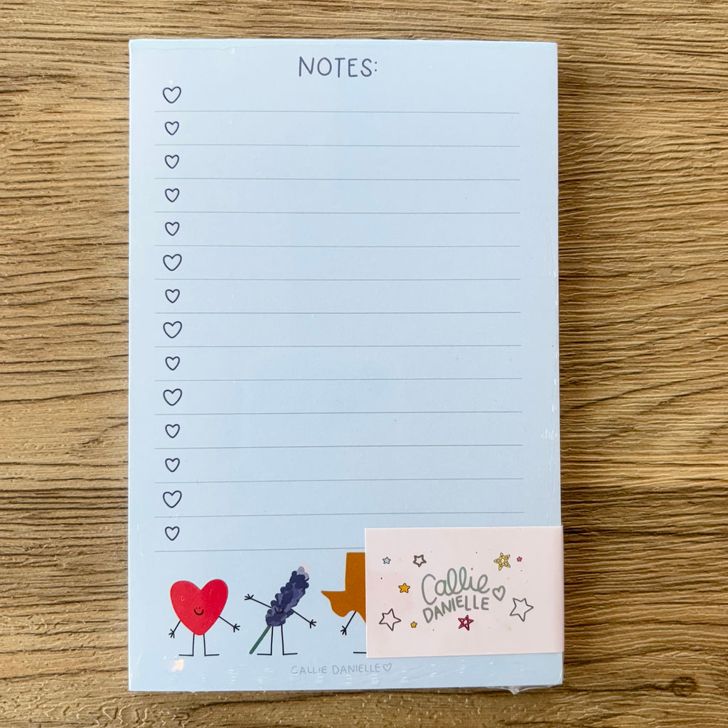 Texas Western Doodle Friends Notepad - Lyla's: Clothing, Decor & More - Plano Boutique