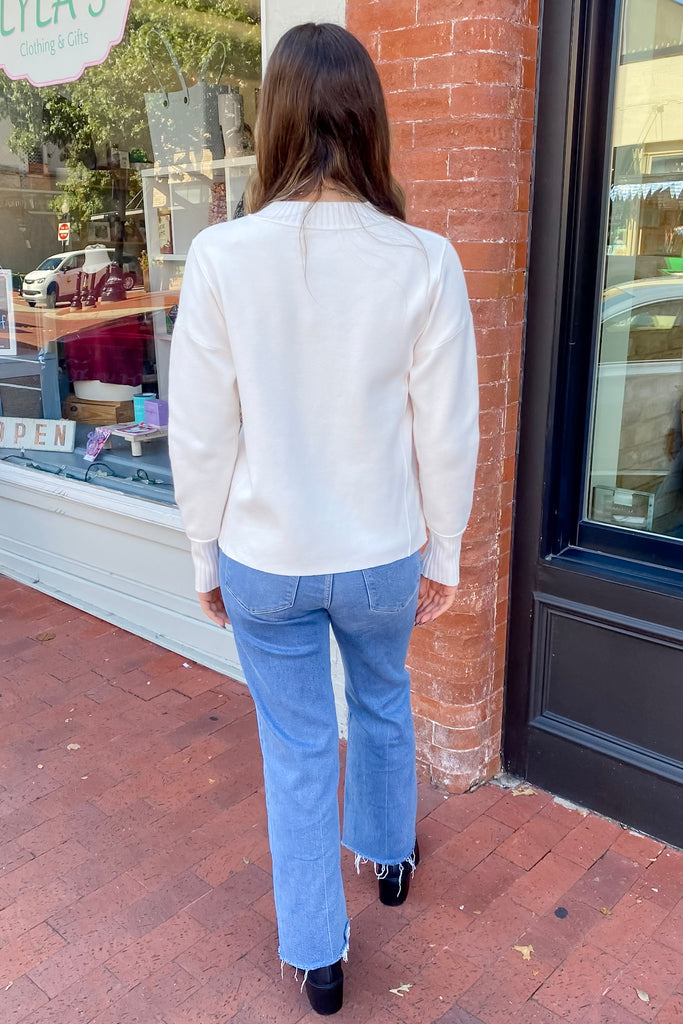 Winter Essential Cozy Ivory Sweater - Lyla's: Clothing, Decor & More - Plano Boutique