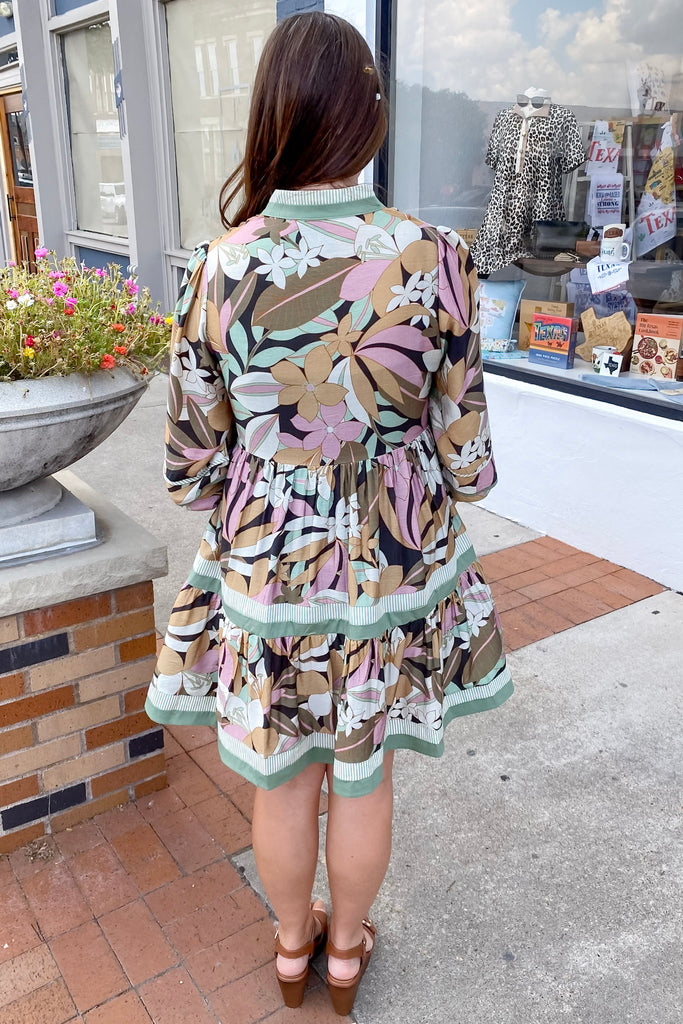 Still With You Black Floral Print Dress - Lyla's: Clothing, Decor & More - Plano Boutique