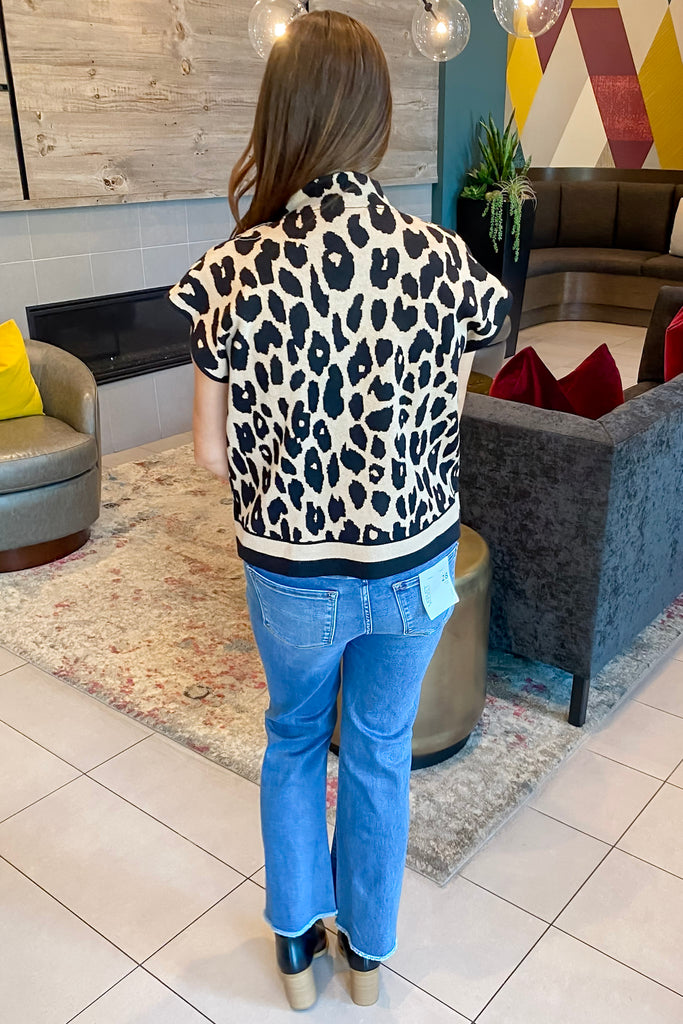 Your Wild Love Mock Neck Leopard Top - Lyla's: Clothing, Decor & More - Plano Boutique