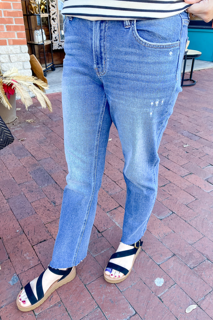 Melissa Upliftment Mid Rise Ankle Regular Denim by Vervet - Lyla's: Clothing, Decor & More - Plano Boutique