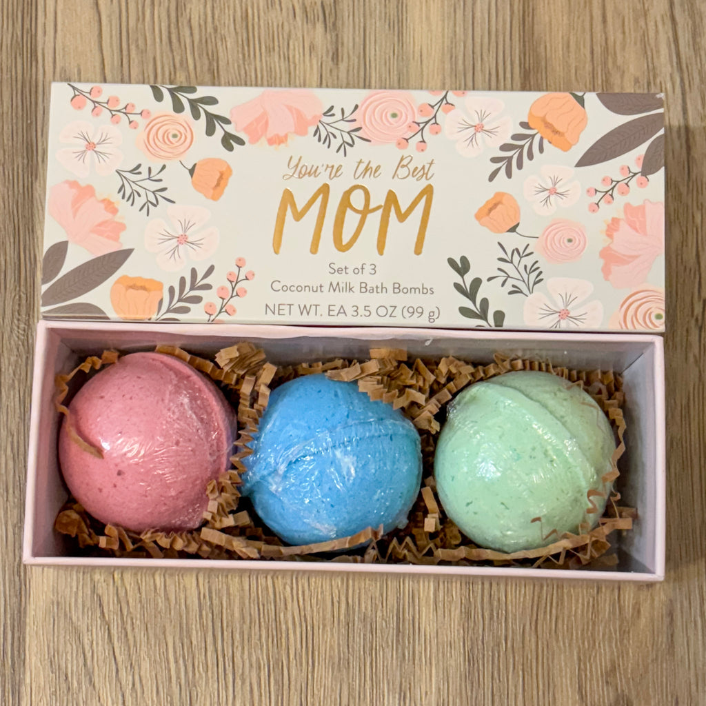 Cait & Co Best Mom Bath Bomb Gift Set - Lyla's: Clothing, Decor & More - Plano Boutique