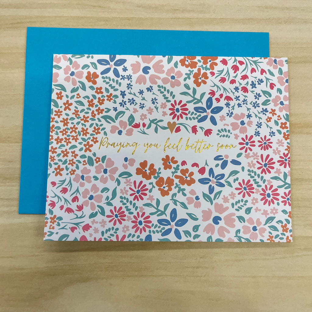 Praying You Feel Better Soon Card - Lyla's: Clothing, Decor & More - Plano Boutique