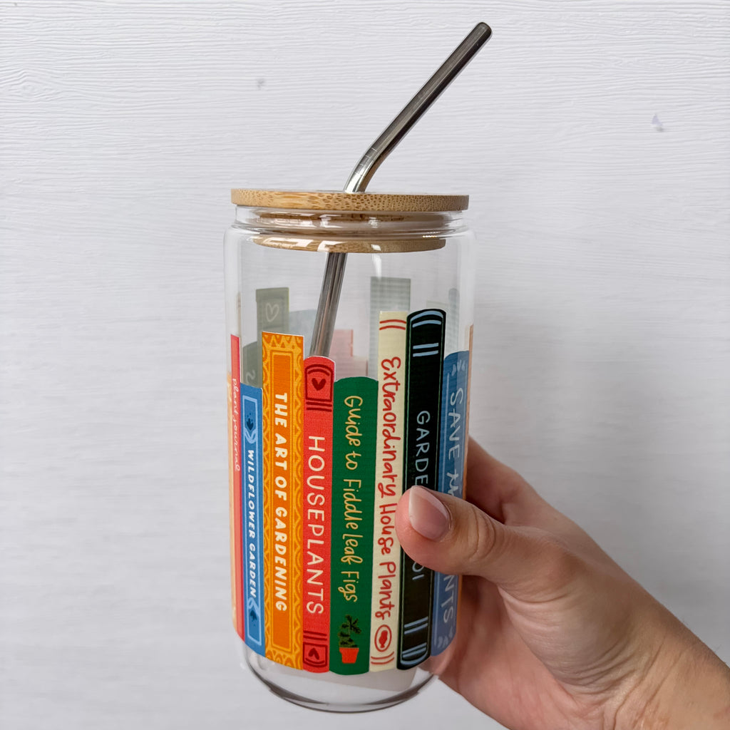 Plant Books Glass Can - Lyla's: Clothing, Decor & More - Plano Boutique