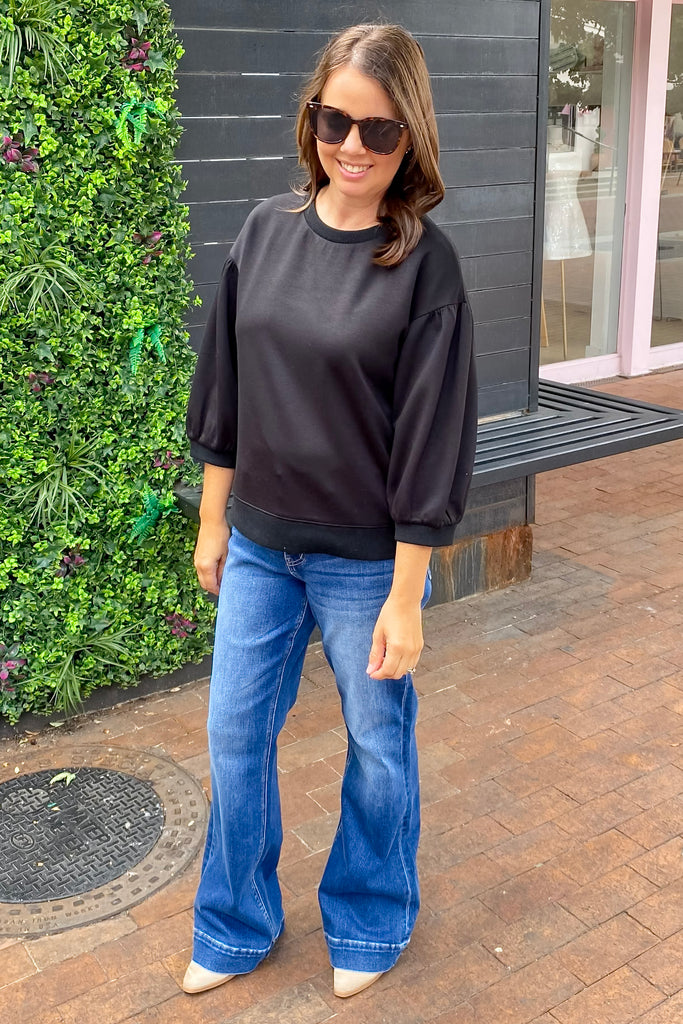 Make It Work Black Top - Lyla's: Clothing, Decor & More - Plano Boutique