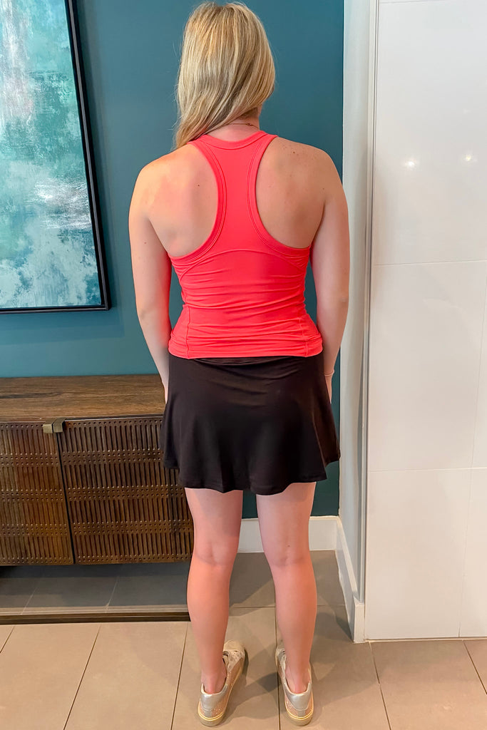 Athleisure Butter Sleeveless Racer Back Top Flamingo Pink - Lyla's: Clothing, Decor & More - Plano Boutique